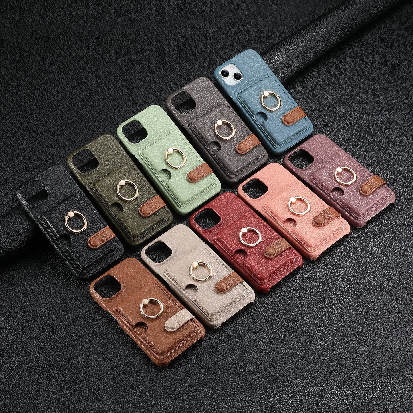 Sarung Dompet iPhone Motif Leci