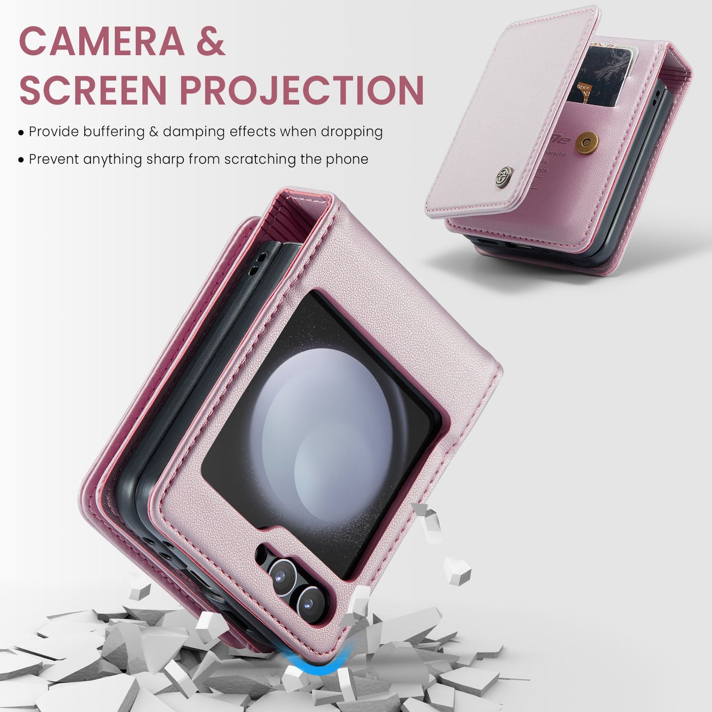 Casing Ponsel Anti Pencurian Plug-in Berkualitas Tinggi untuk Samsung z Flip