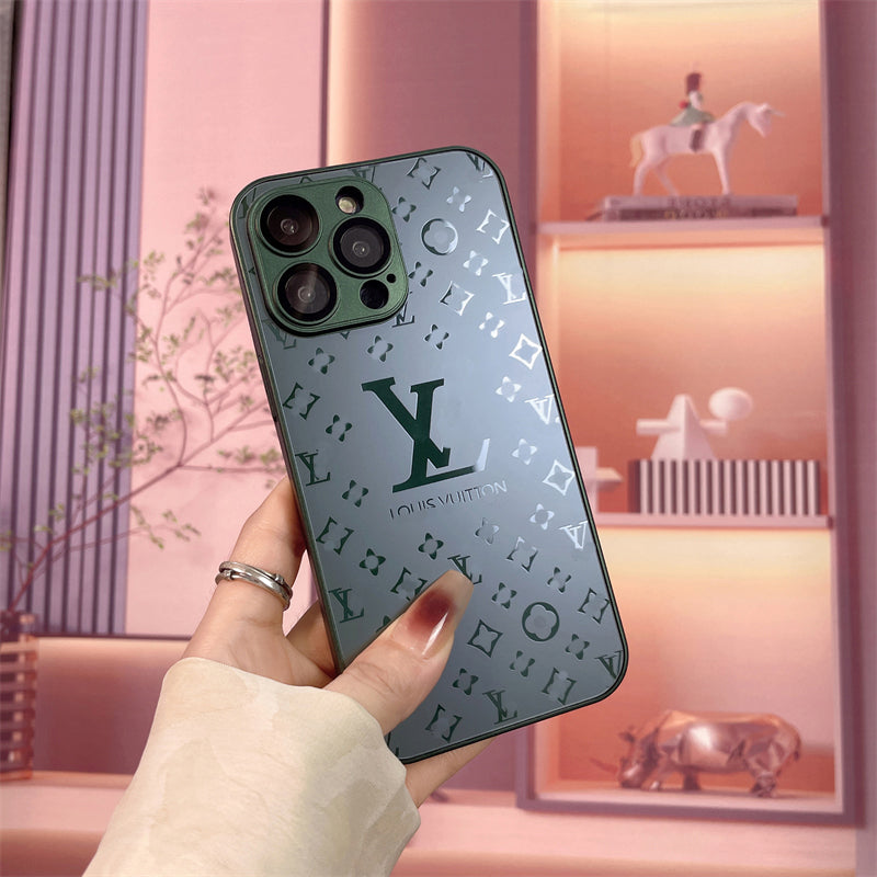 Casing iPhone kaca buram AG yang trendi