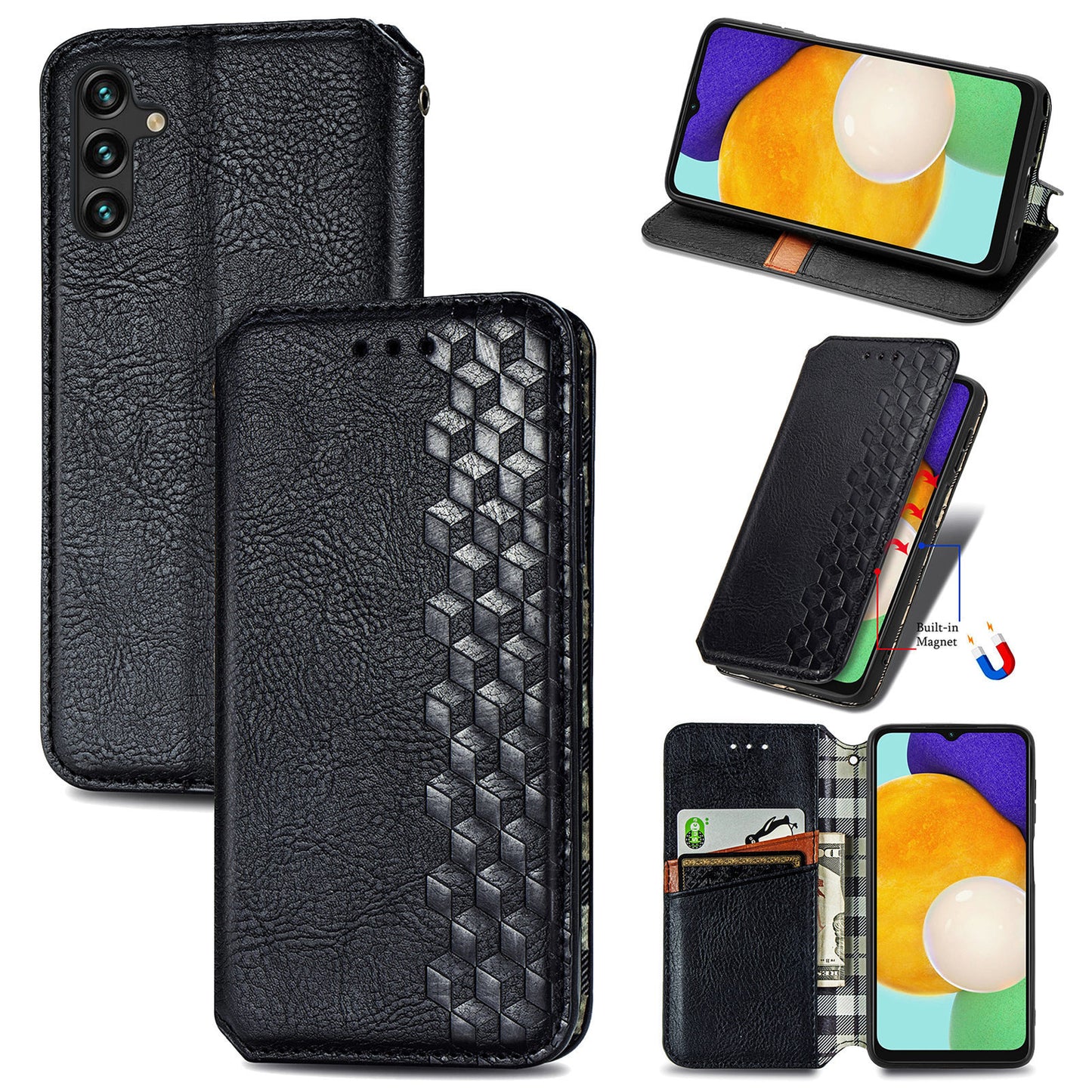 Casing Ponsel Samsung Flip Magnetik Bisnis