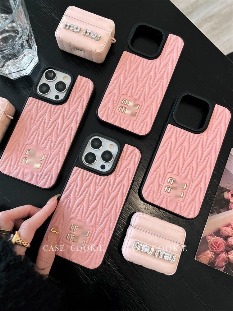 Casing iPhone kulit sederhana yang trendi