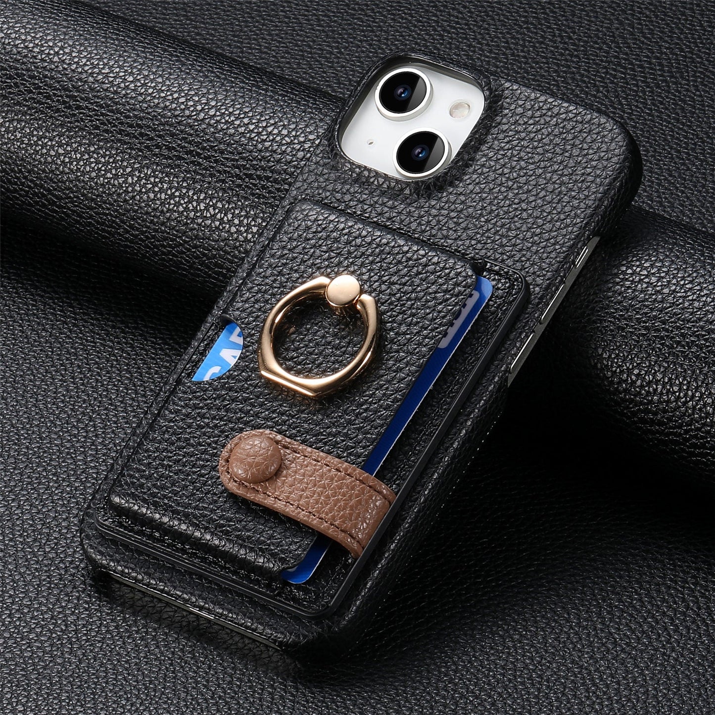 Sarung Dompet iPhone Motif Leci