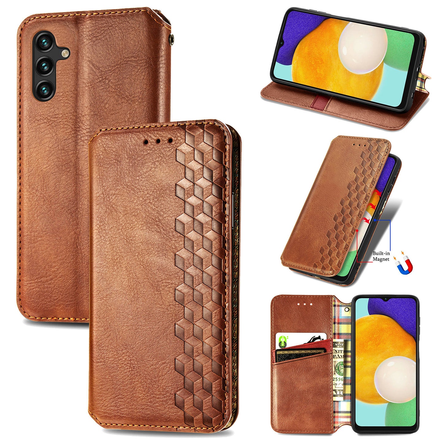 Casing Ponsel Samsung Flip Magnetik Bisnis