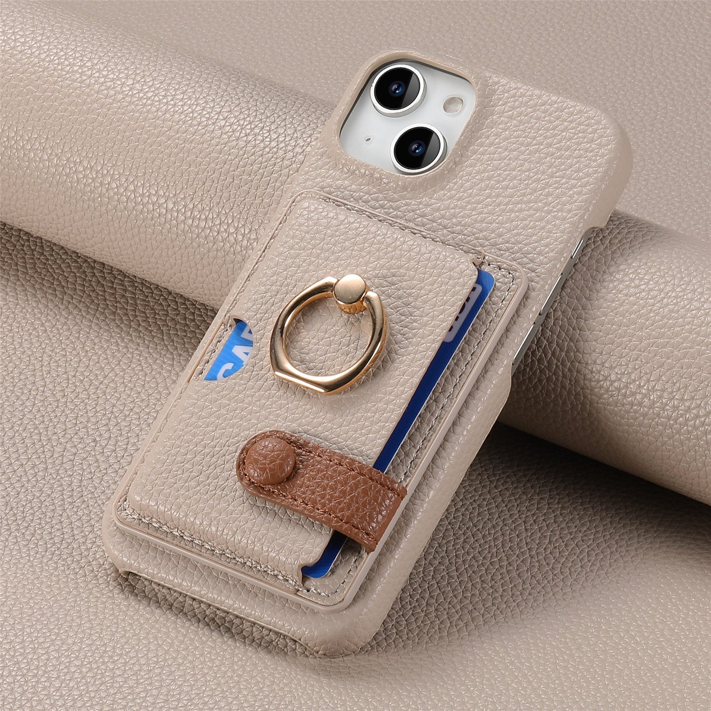 Sarung Dompet iPhone Motif Leci