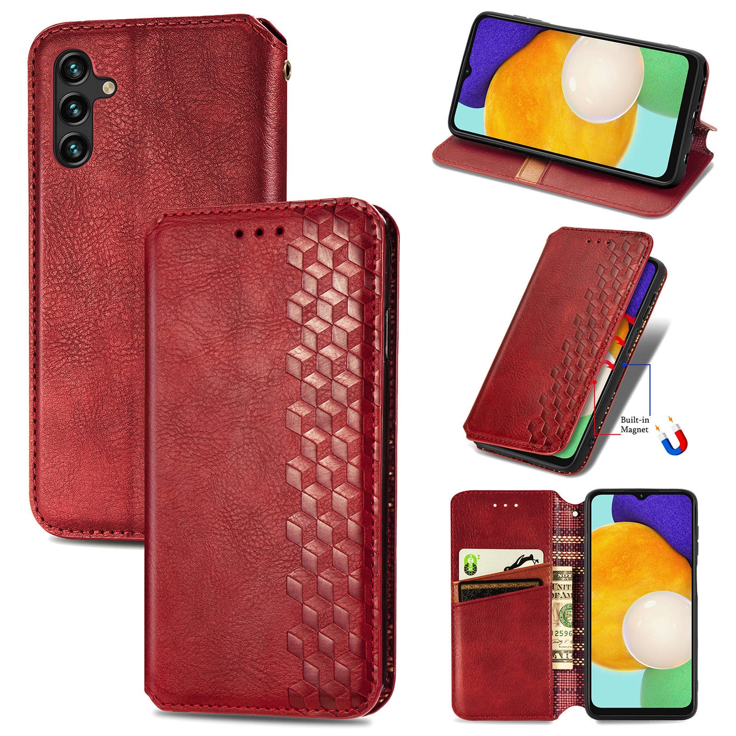 Casing Ponsel Samsung Flip Magnetik Bisnis