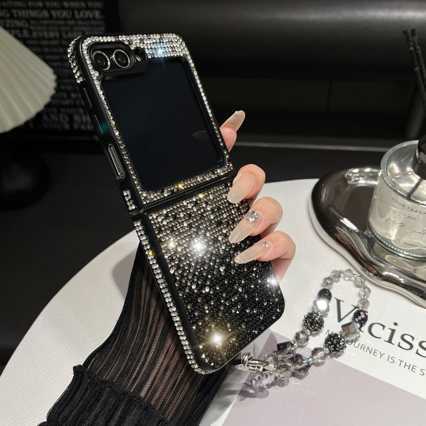 Casing Berlian Mewah Untuk Seri Samsung Galaxy Z Flip
