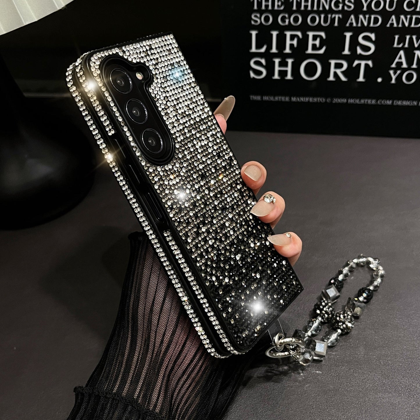 Casing Berlian Mewah Untuk Seri Samsung Galaxy Z Fold
