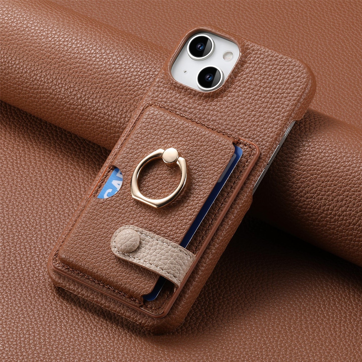 Sarung Dompet iPhone Motif Leci