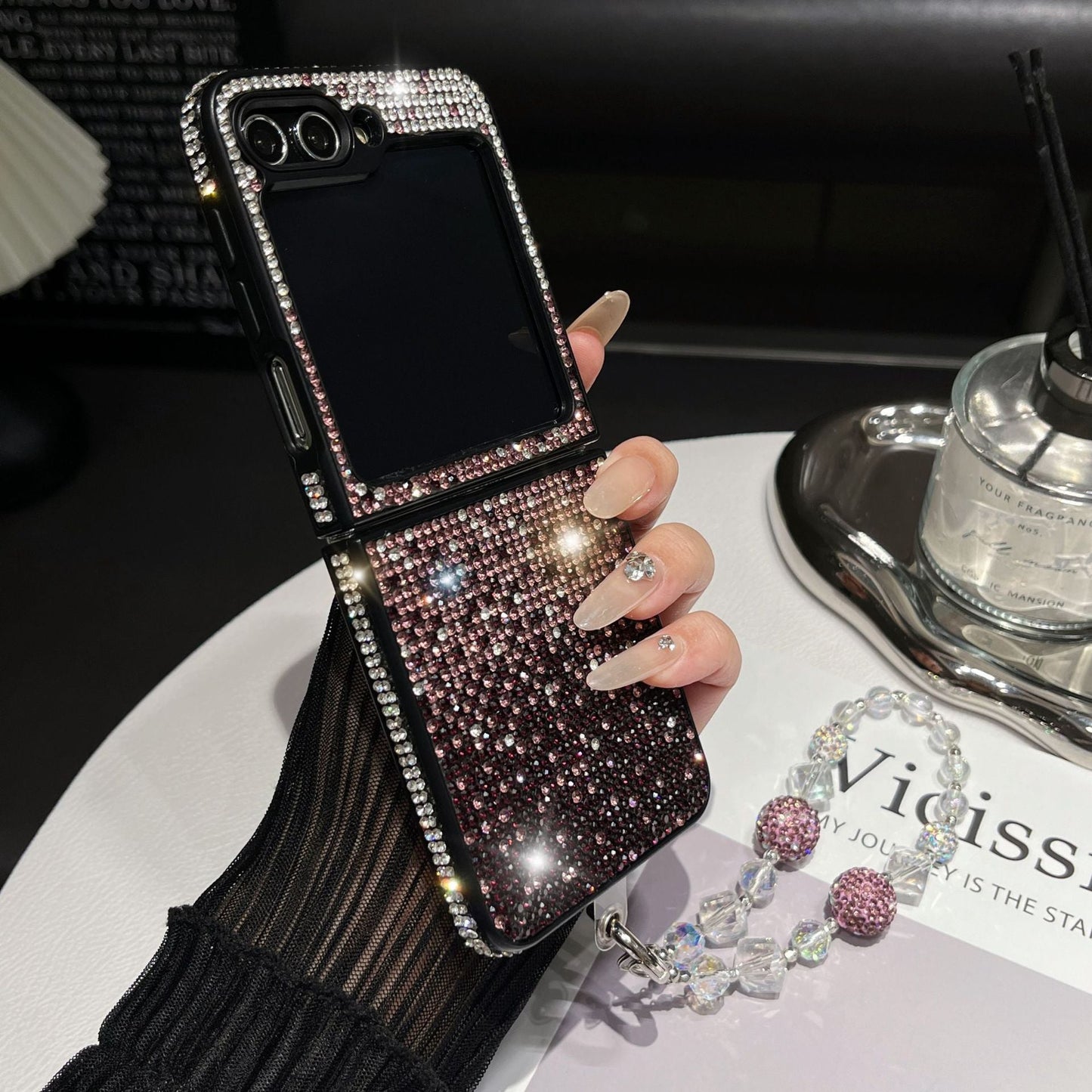Casing Berlian Mewah Untuk Seri Samsung Galaxy Z Flip