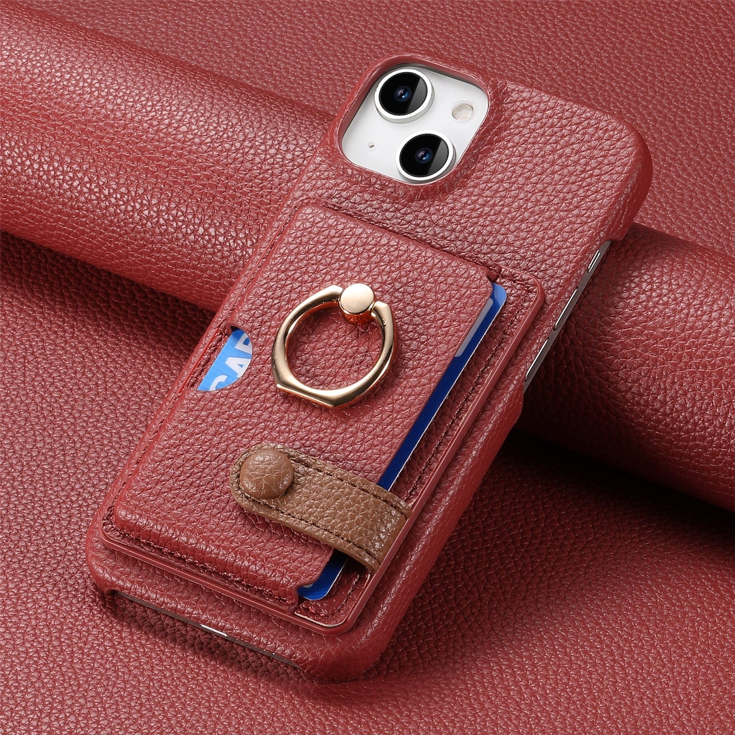 Sarung Dompet iPhone Motif Leci