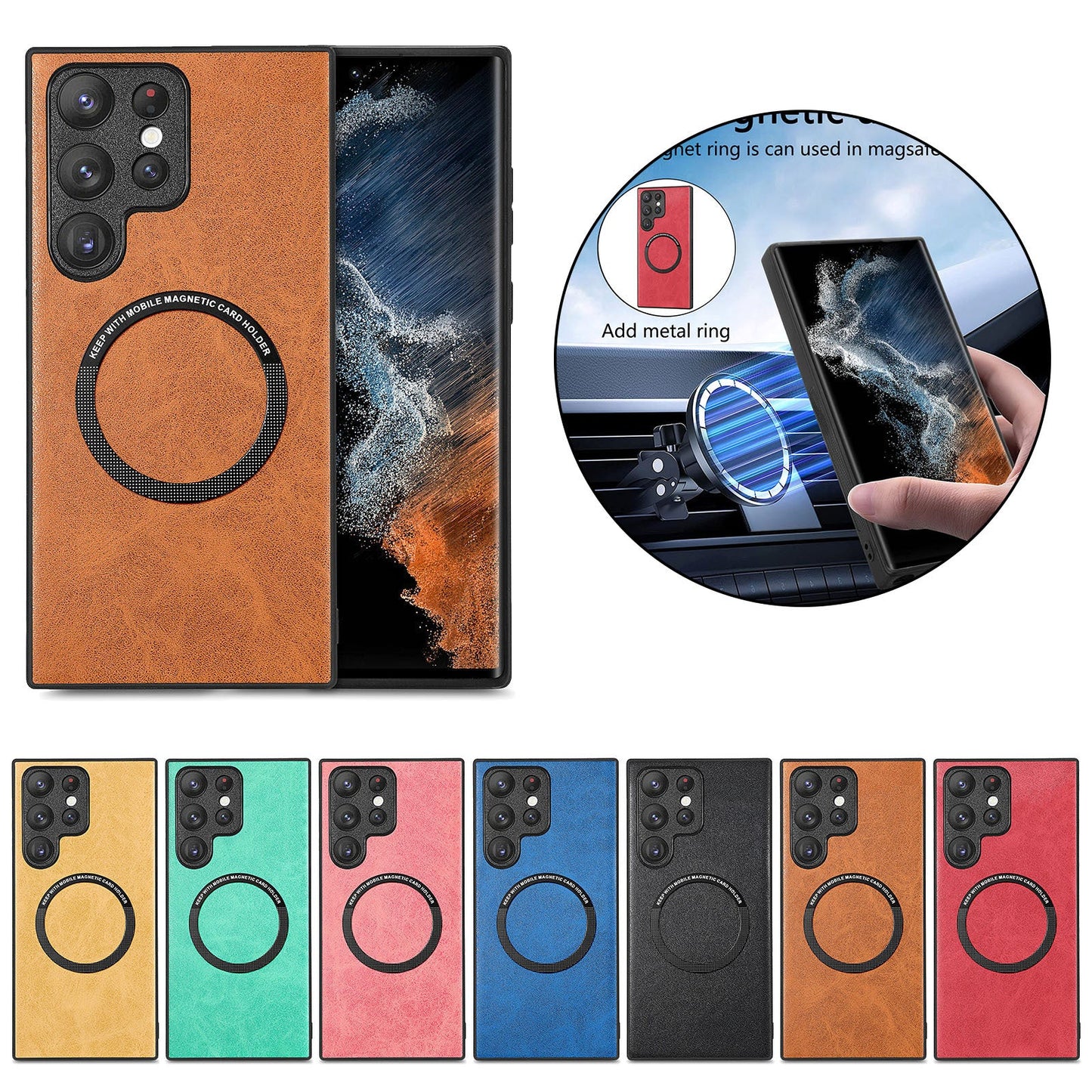 Casing Ponsel Magnetik Samsung dengan Gaya Sederhana