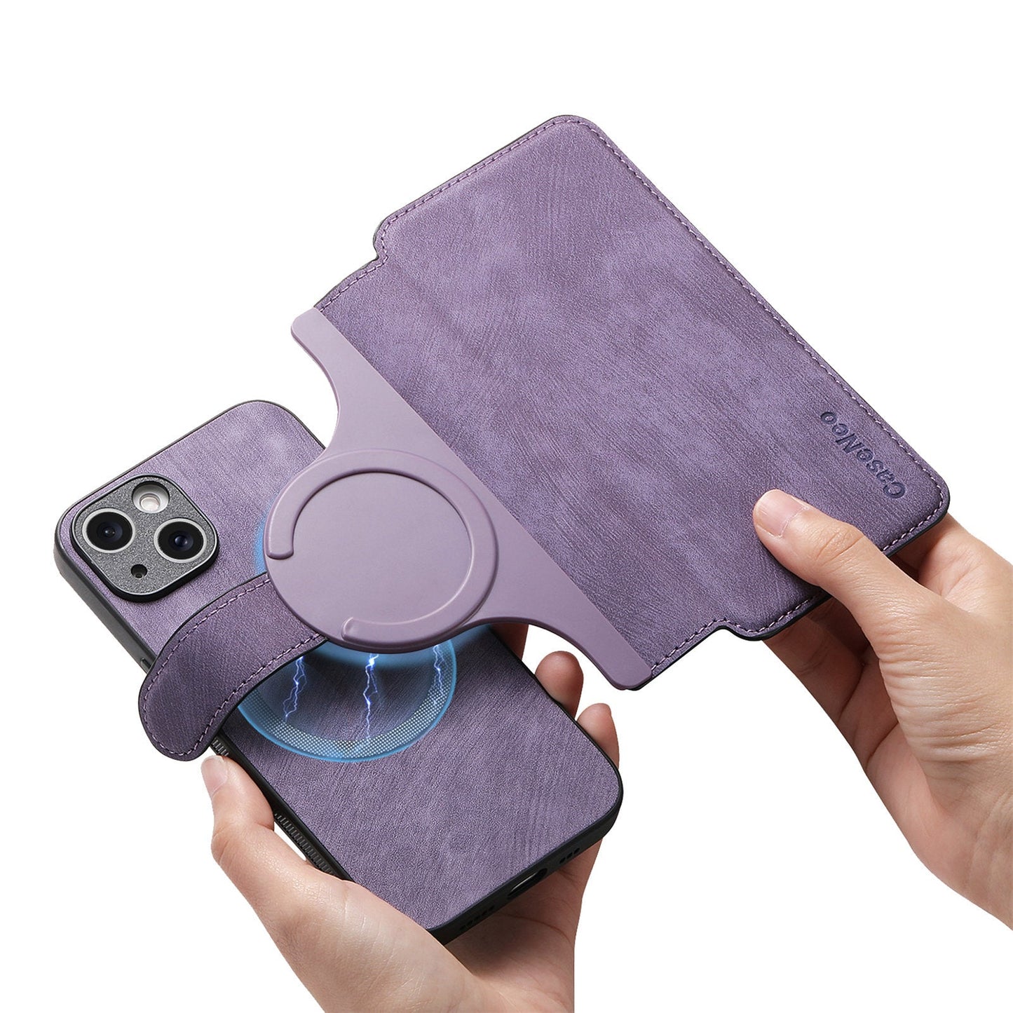 Casing iPhone dengan fungsi pemisahan magnetik Bergaya dan praktis pada saat yang bersamaan
