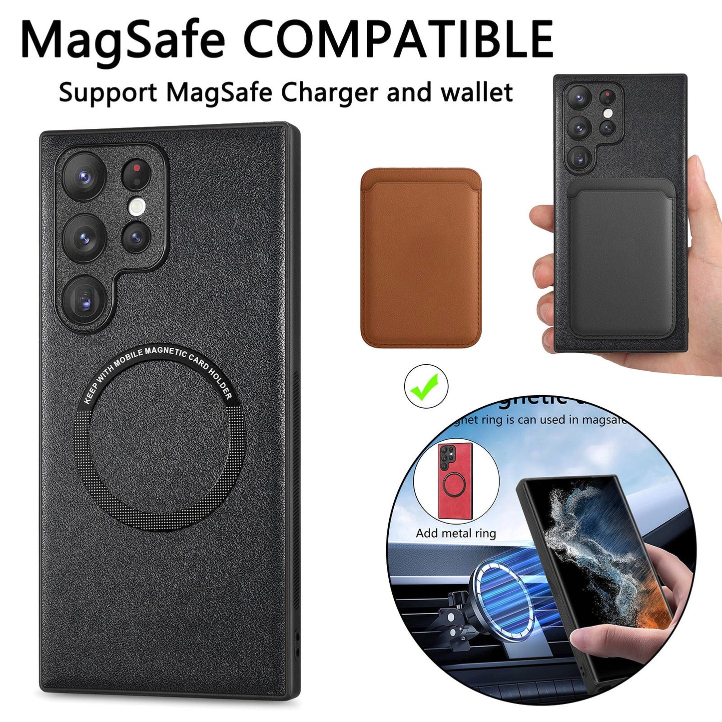 Casing Ponsel Magnetik Samsung dengan Gaya Sederhana