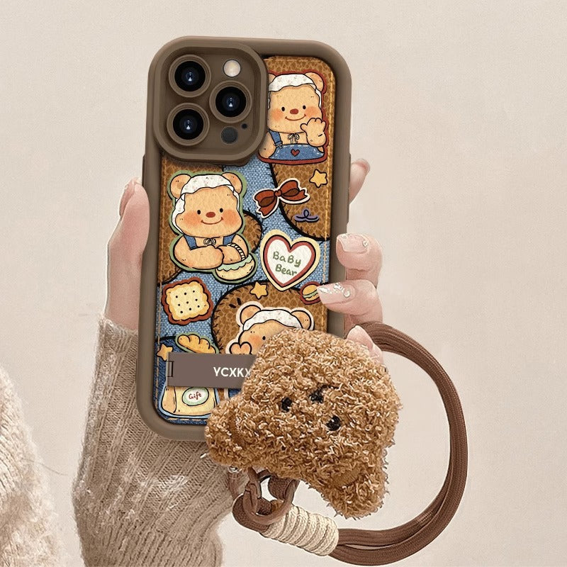 Casing Ponsel Apple Maillard Butter Bear