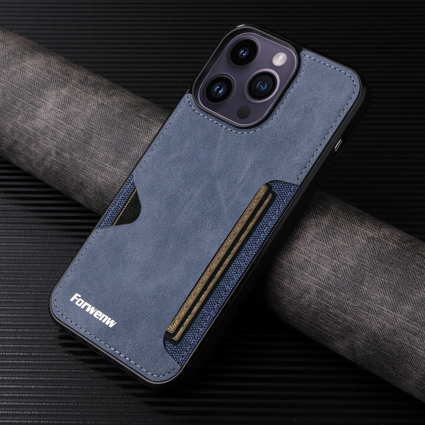 Casing iPhone slot kartu gaya bisnis