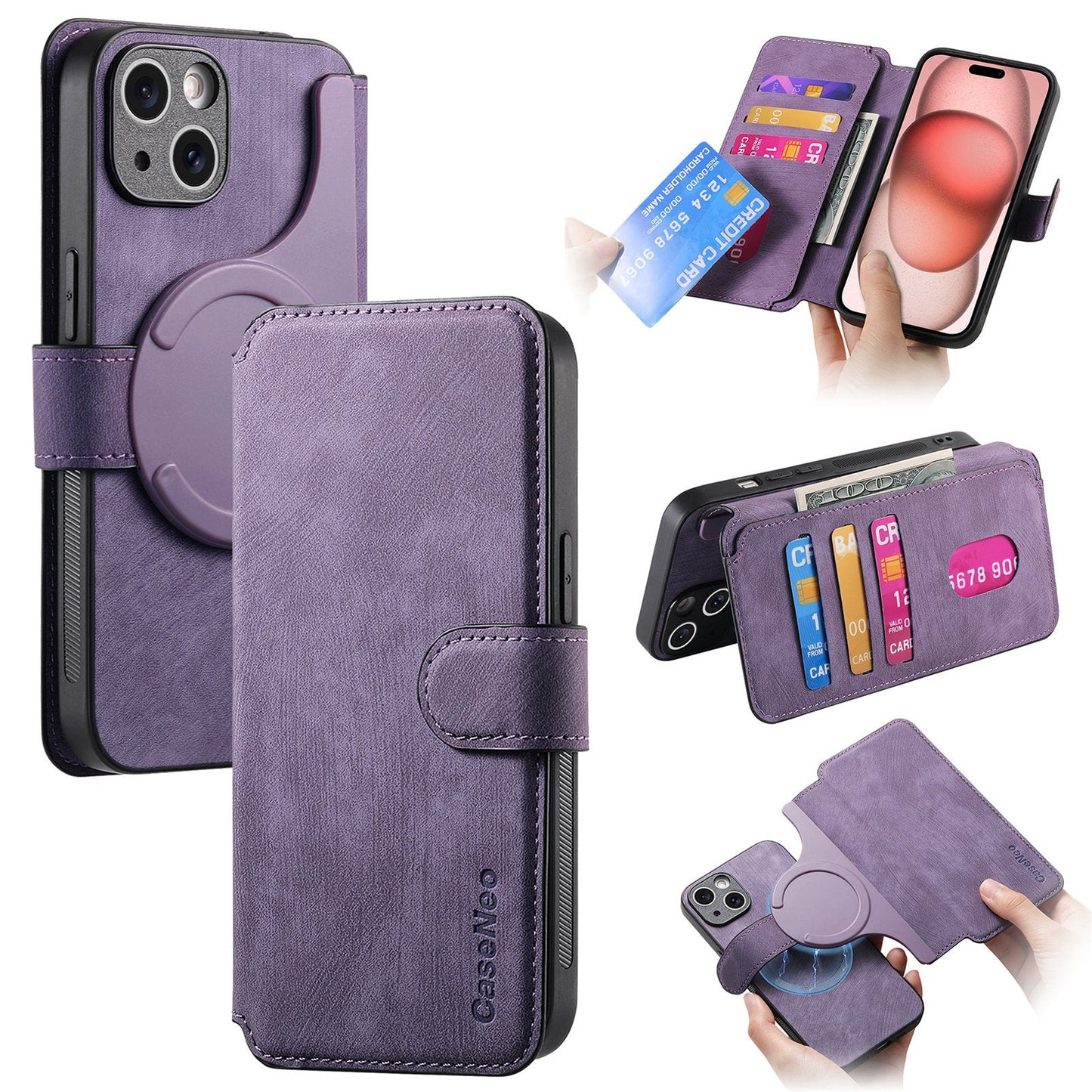 Casing iPhone dengan fungsi pemisahan magnetik Bergaya dan praktis pada saat yang bersamaan