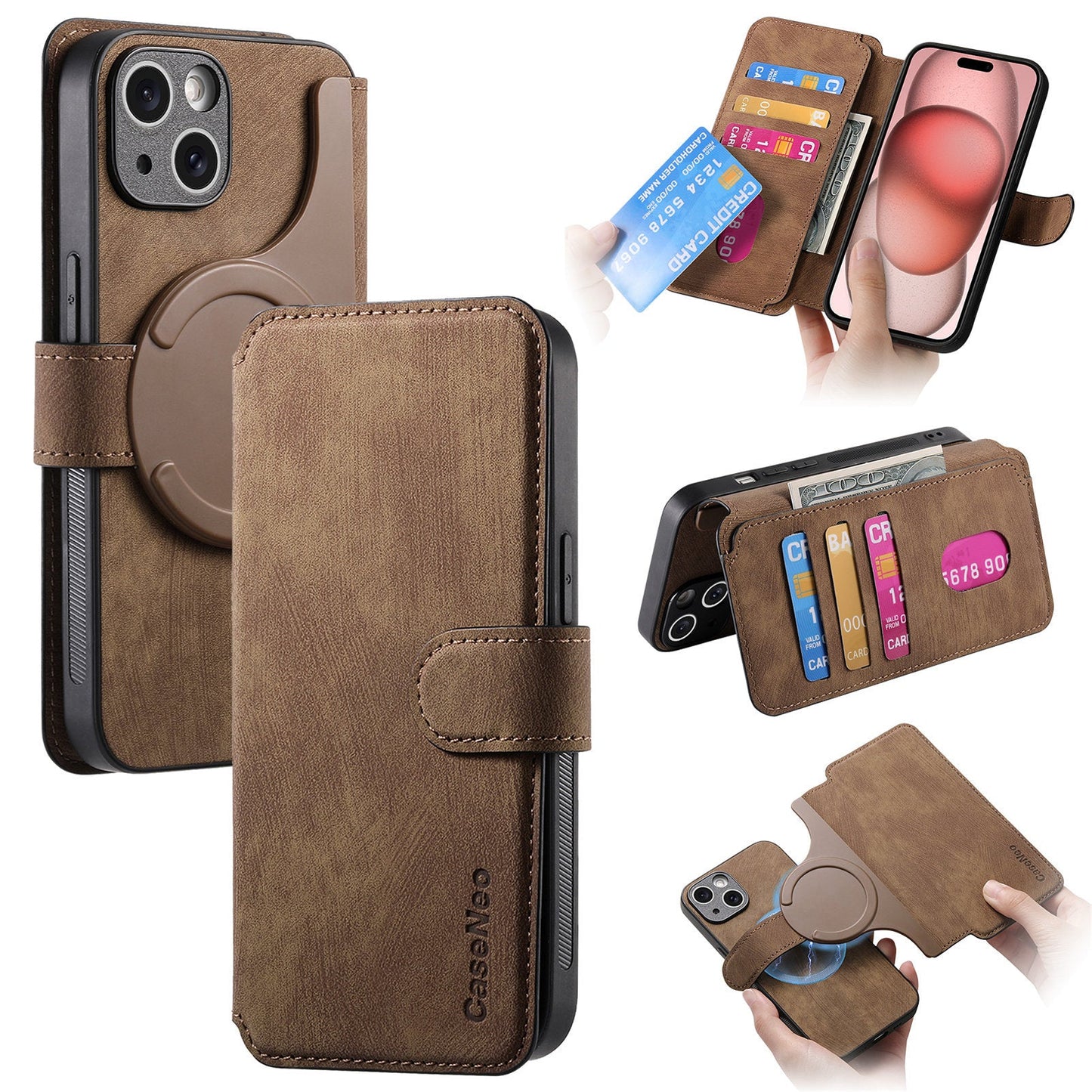 Casing iPhone dengan fungsi pemisahan magnetik Bergaya dan praktis pada saat yang bersamaan