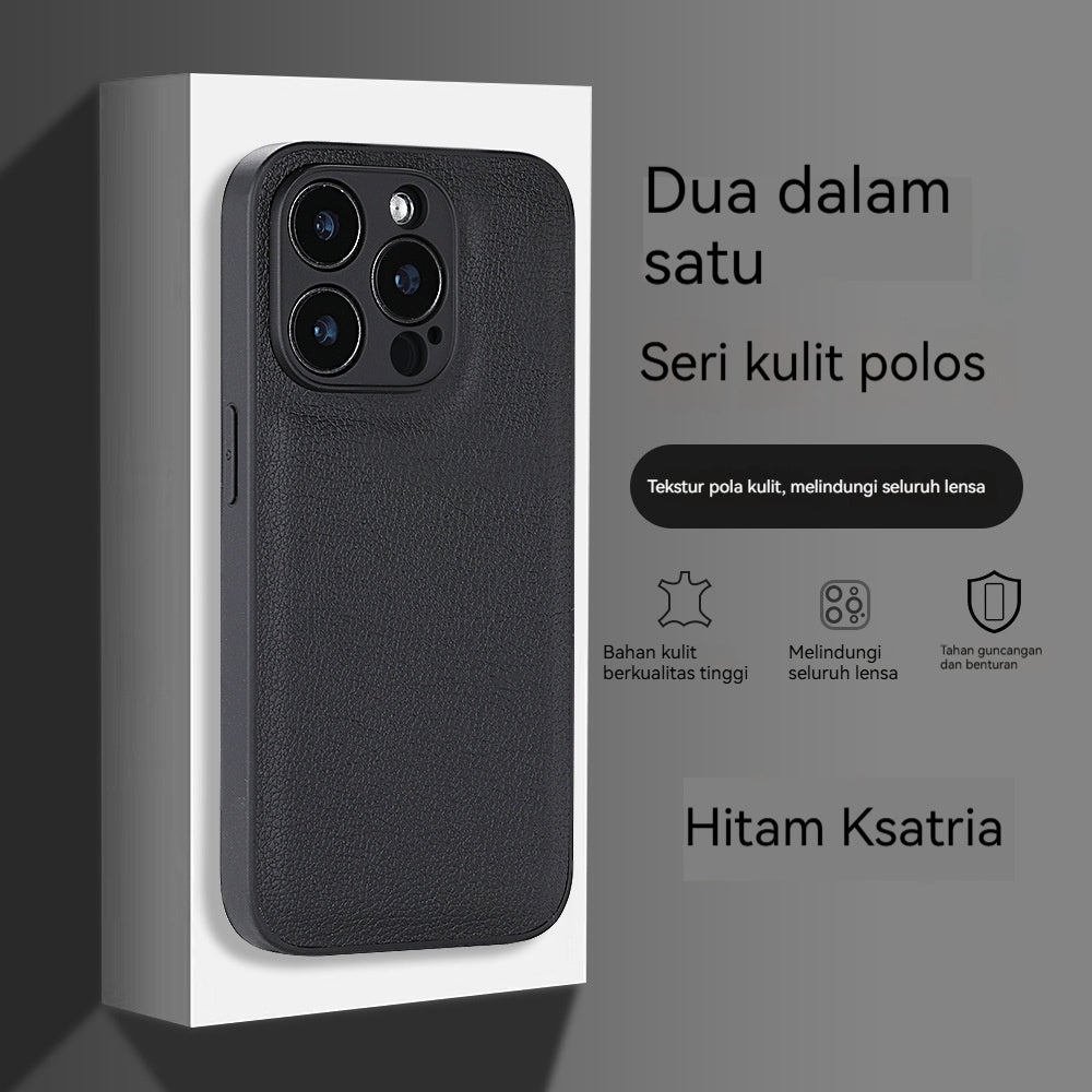 Casing ponsel Apple motif leci dua-dalam-satu yang unik