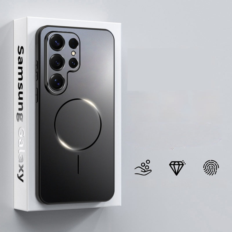 Casing ponsel Samsung magnetik all-inclusive yang modis dan personal