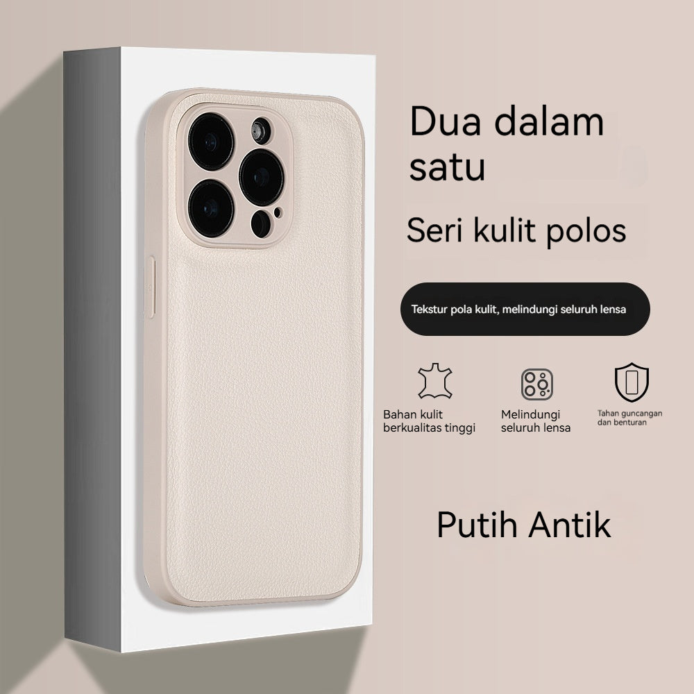 Casing ponsel Apple motif leci dua-dalam-satu yang unik