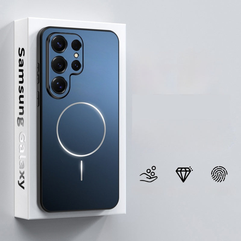Casing ponsel Samsung magnetik all-inclusive yang modis dan personal