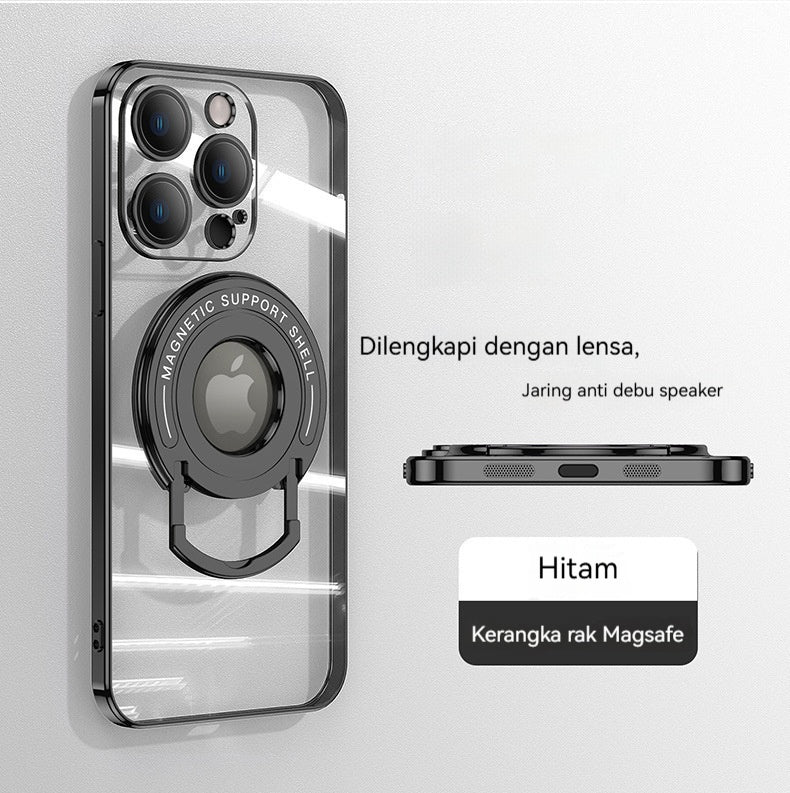 Braket batang tarik magnet casing ponsel Apple