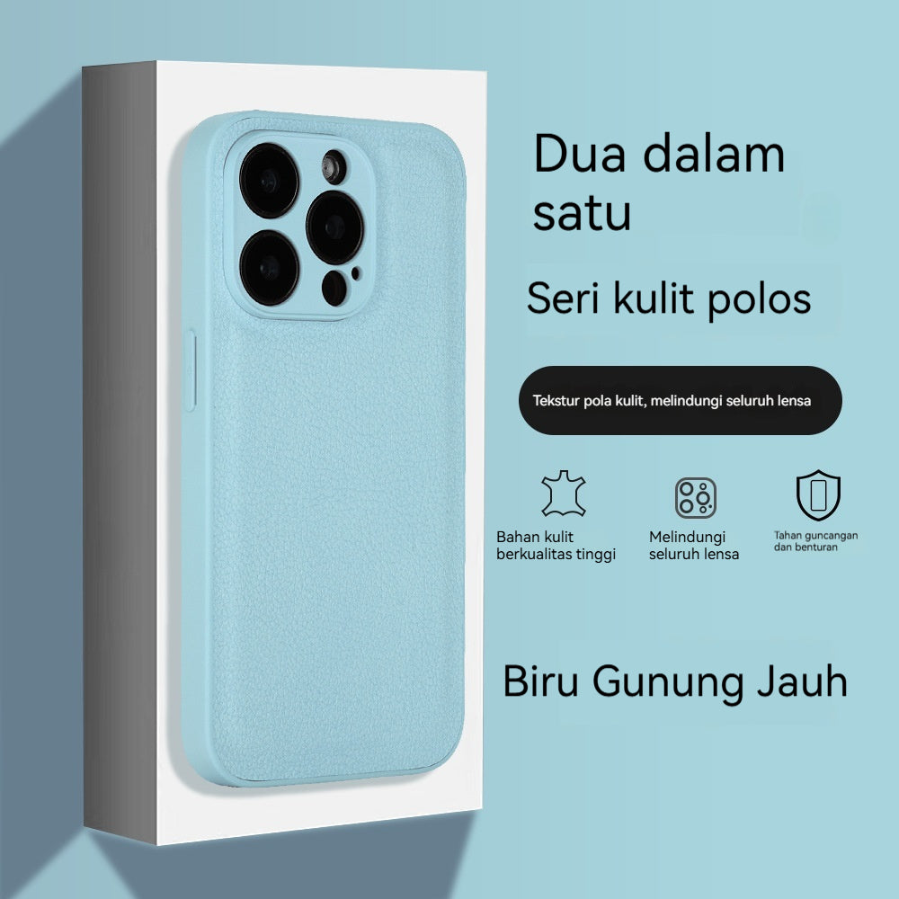 Casing ponsel Apple motif leci dua-dalam-satu yang unik