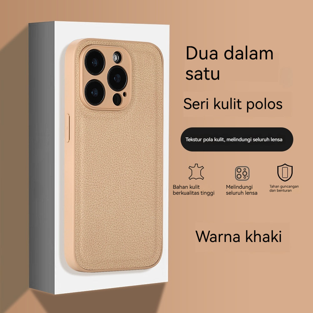 Casing ponsel Apple motif leci dua-dalam-satu yang unik