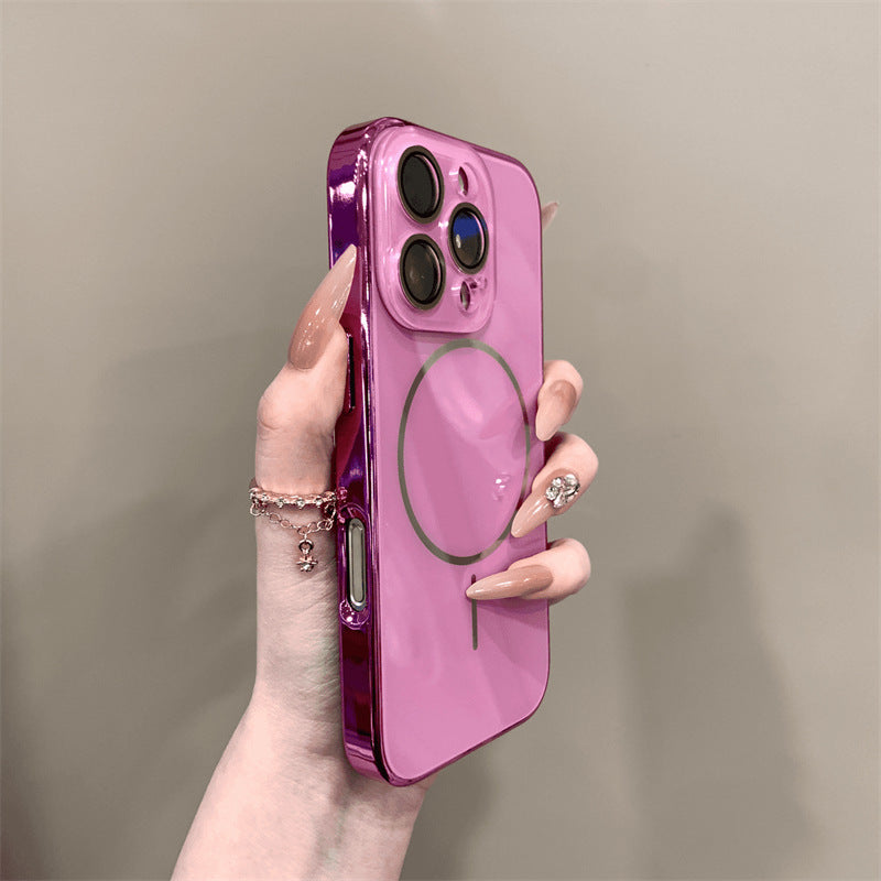 Casing ponsel Apple kaca tempered mewah dan ringan