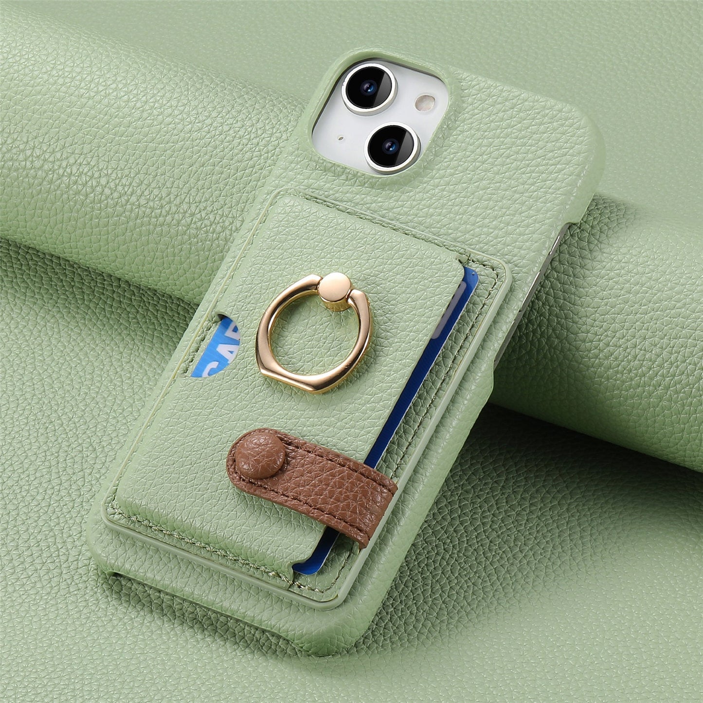 Sarung Dompet iPhone Motif Leci 