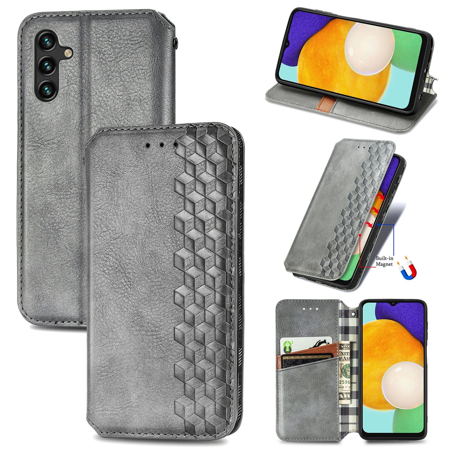 Casing Ponsel Samsung Flip Magnetik Bisnis 