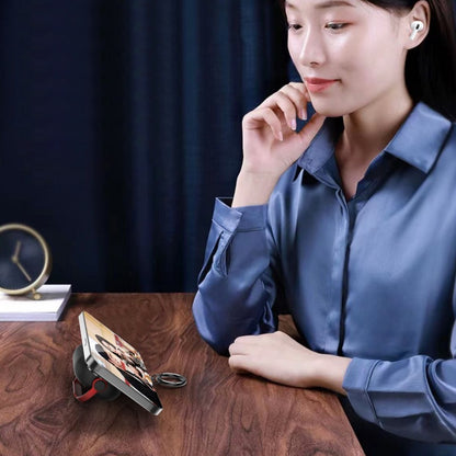 Casing earphone Apple dengan kunci kreatif