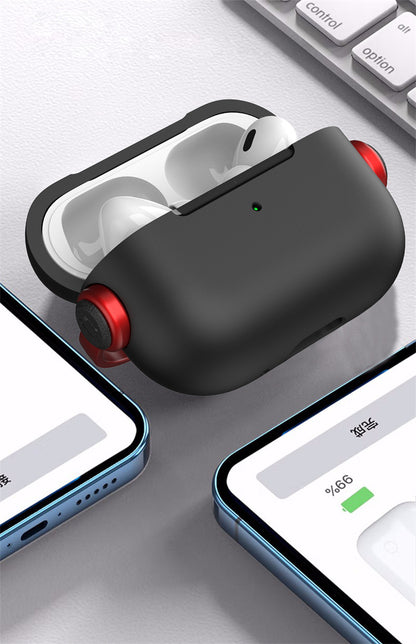 Casing earphone Apple dengan kunci kreatif