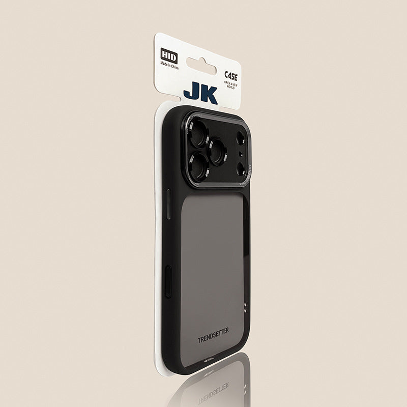 Luxury Skin-like Frosted Metal Lens iPhone Case