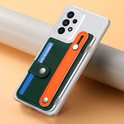 Gelang Pemegang Kartu Warna Pastel Kreatif untuk Samsung 