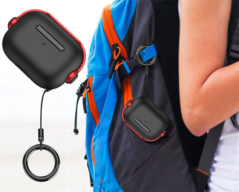 Casing earphone Apple dengan kunci kreatif