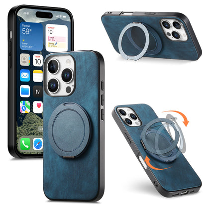 Casing iPhone dengan cincin magnet berputar bundar 