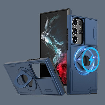 Hidden Armor Magnetic Ring Buckle Samsung Phone Case