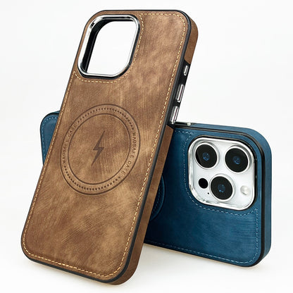 Casing iPhone Magnetik Kulit Lightning