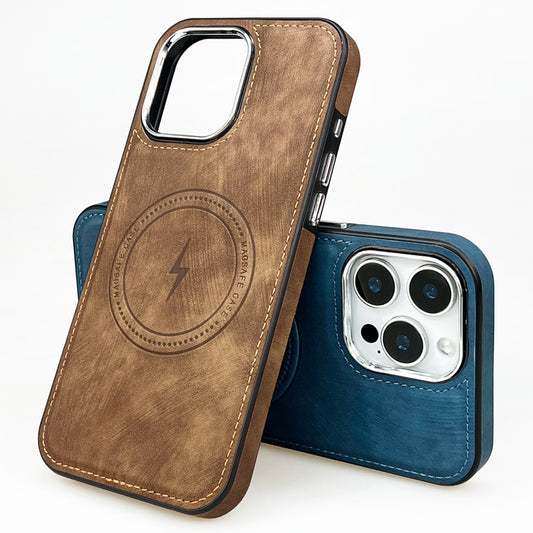 Casing iPhone Magnetik Kulit Lightning