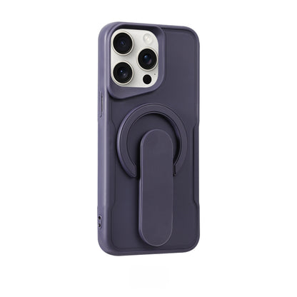 Casing Ponsel Apple dengan Dudukan Lipat Magnetik Silikon