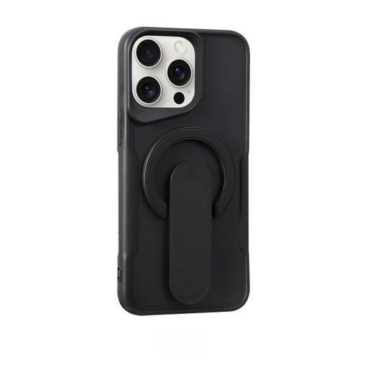 Casing Ponsel Apple dengan Dudukan Lipat Magnetik Silikon