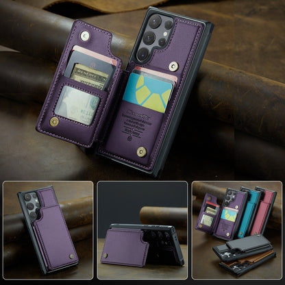 Dompet Penutup Belakang Casing Kulit Casing Ponsel Samsung 