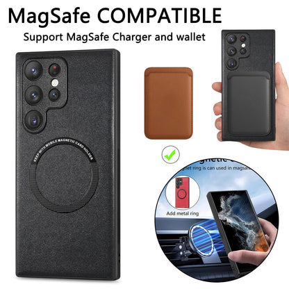 Casing Ponsel Magnetik Samsung dengan Gaya Sederhana 