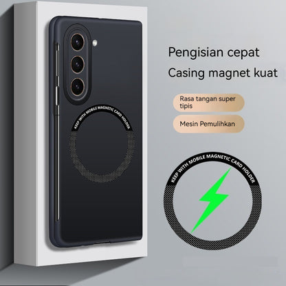 Casing ponsel Samsung Z Fold magnetik warna solid