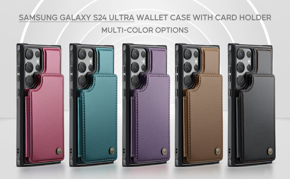 Dompet Penutup Belakang Casing Kulit Casing Ponsel Samsung 