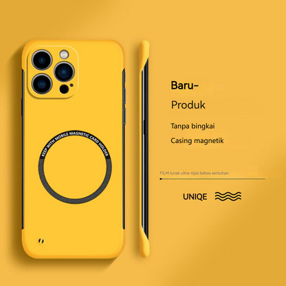 Ultra Thin Hard PC Magnetic Frameless Phone Case For iPhone