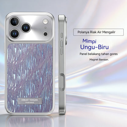 Electroplated glitter magnetic Apple phone case