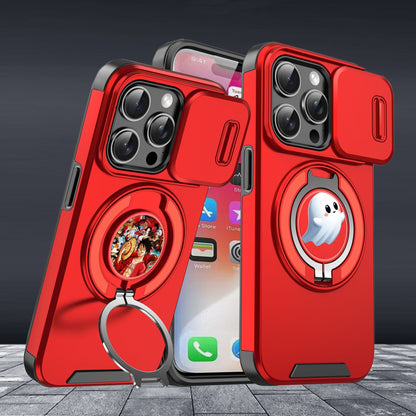 Casing iPhone dengan dudukan magnet bertema Halloween