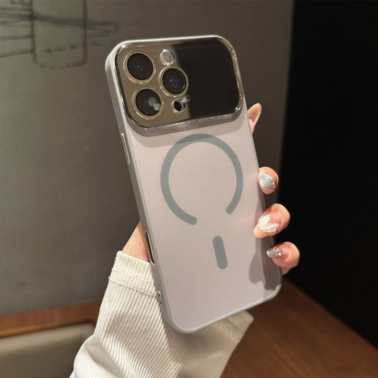 Matte Skin Feel Magnetic Apple Phone Case